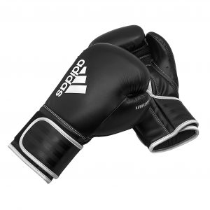 ADIDAS HYBRID 80 TRAINING GLOVES<span> - </span>Black/White, 12 oz