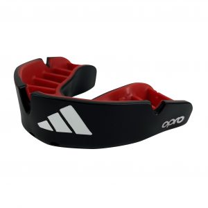 MOUTHGUARD OPRO SILVER SENIOR<span> - </span>Black/Red, SENIOR