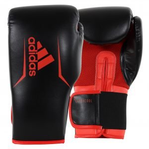 ADIDAS BOXING GLOVE SPEED 75<span> - </span>Black/Red, 12 oz