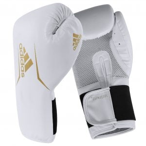 ADIDAS BOXING GLOVE SPEED 75<span> - </span>White/Gold, 12 oz