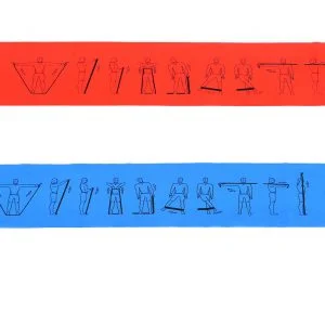 ADIDAS TRAINING BAND SET<span> - </span>BLUE/ORANGE, STD