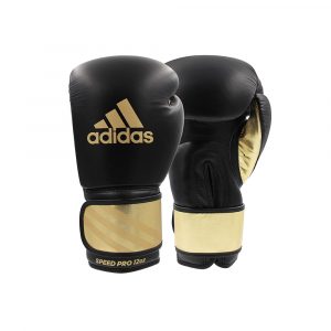 ADIDAS SPEED 350 PRO BOXING GLOVE<span> - </span>Black/Gold, 12oz