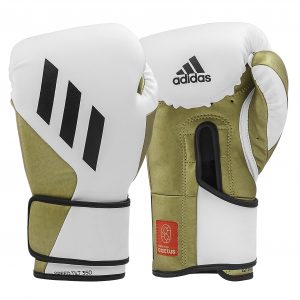 Adidas Boxing Glove Speed 350 Cactus Edition<span> - </span>White/Gold, 12 oz