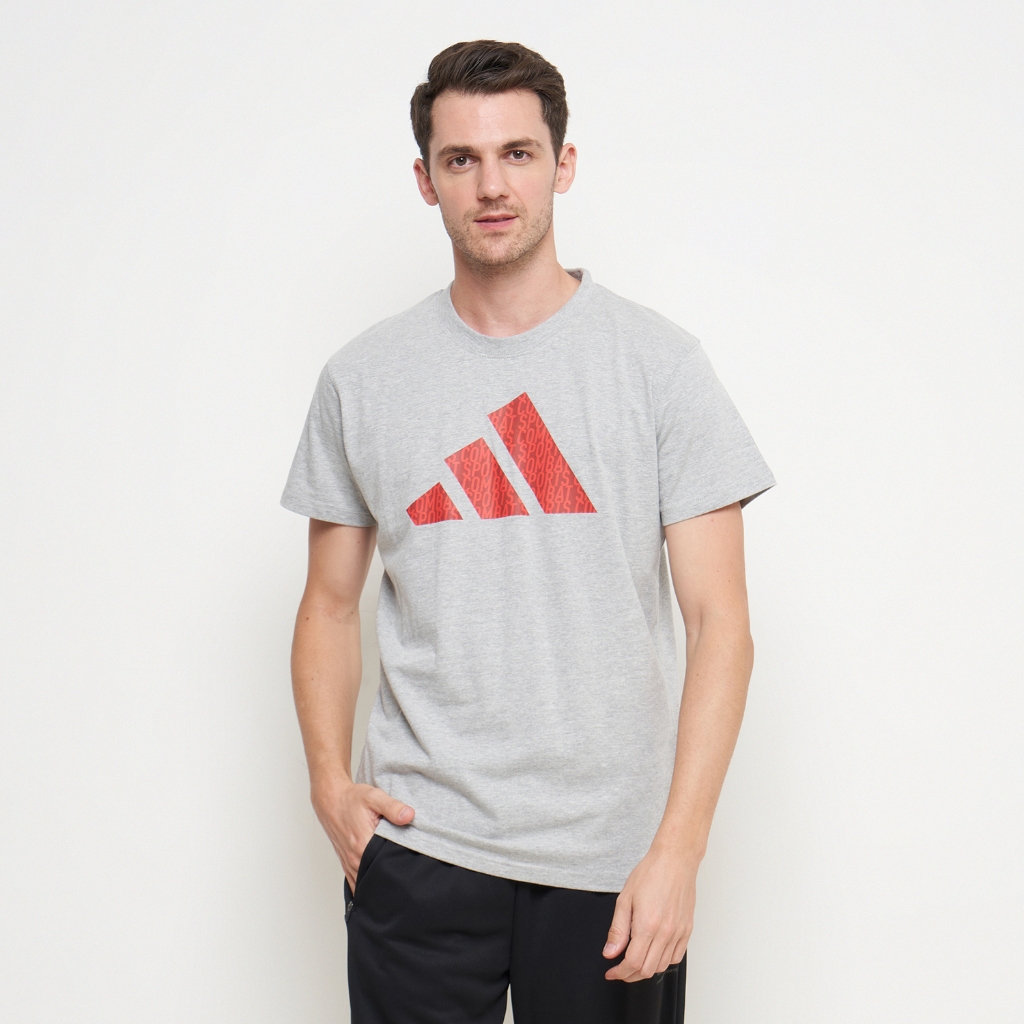 ADIDAS PERFO SCRIPT GRAPHIC TEE THREE STRIPES TRAINING T-SHIRT