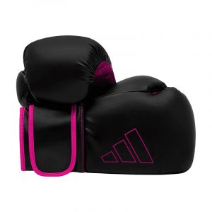 ADIDAS HYBRID 80 TRAINING GLOVES<span> - </span>Black Pink, 12 oz