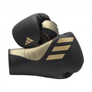 Adidas Sarung Tinju Boxing Glove Speed Tilt 350 PRO TRAINING LACE<span> - </span>BLACK GOLD, 14 oz
