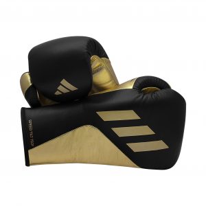 Adidas Sarung Tinju Boxing Glove Speed Tilt 750 PRO FIGHT GLOVE<span> - </span>BLACK GOLD, 8 oz
