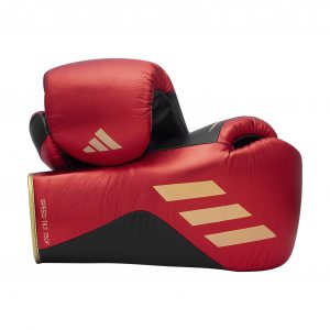 Adidas Sarung Tinju Boxing Glove Speed Tilt 750 PRO FIGHT GLOVE<span> - </span>RED BLACK GOLD, 8 oz