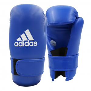 Adidas Kickboxing WAKO Open Hand Semi Contact Blue And Red<span> - </span>Blue, XL