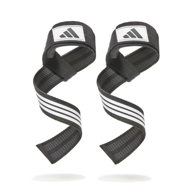 ADIDAS LIFTING STRAPS BLACK WHITE