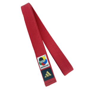 Adidas WKF Karate Kata Belt<span> - </span>Red, 320cm