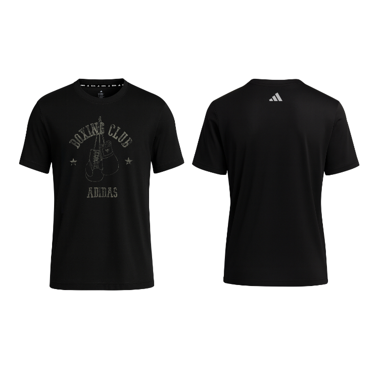 Adidad T-Shirt Boxing Club Glove Round Crew Neck Short Sleeve