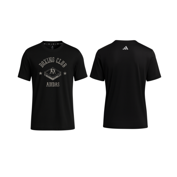 Adidad T-Shirt Boxing Club Ring Round Crew Neck Short Sleeve