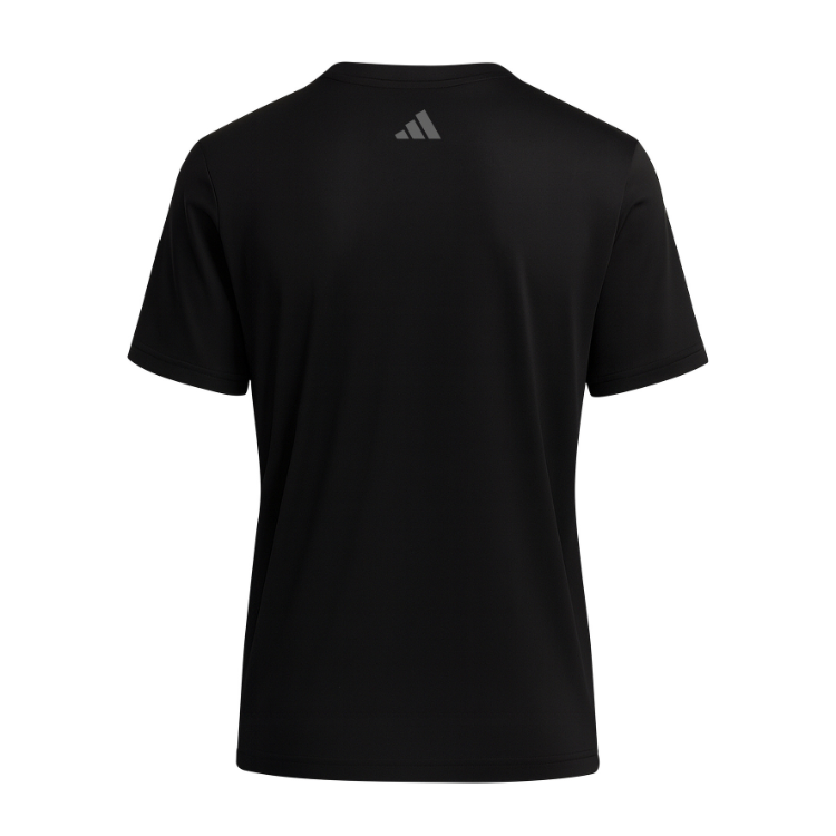 Adidas T-Shirt Boxing Chrome Sparring Black Round Crew Neck Short Sleeve - Image 3