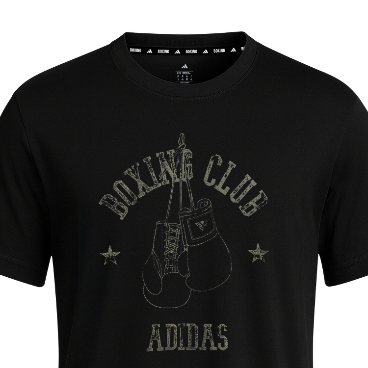 Adidad T-Shirt Boxing Club Glove Round Crew Neck Short Sleeve - Image 4